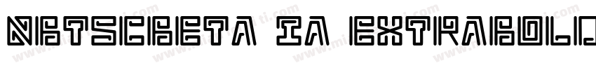 NBTSCBETA IA ExtraBold字体转换
